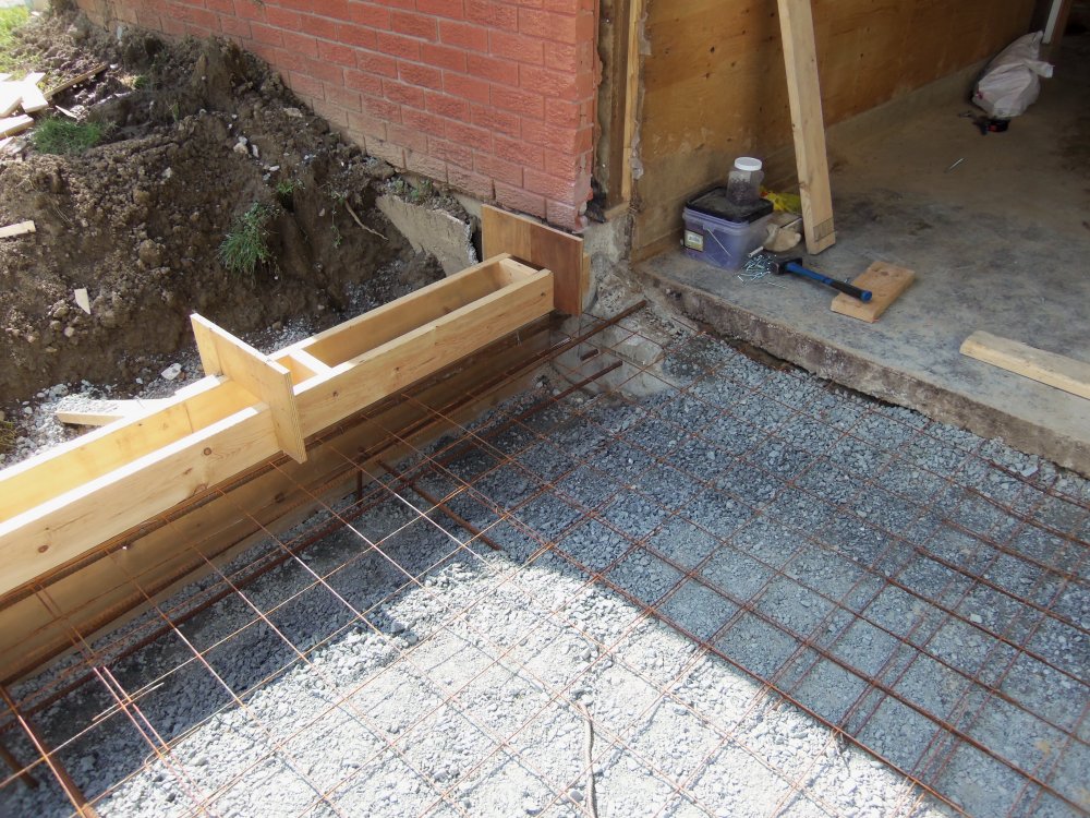 Existing foundation 